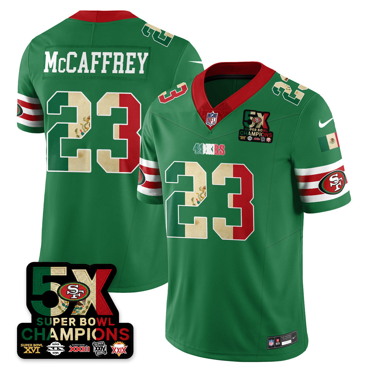 SF Mexico Vapor Limited Jersey - Stitched