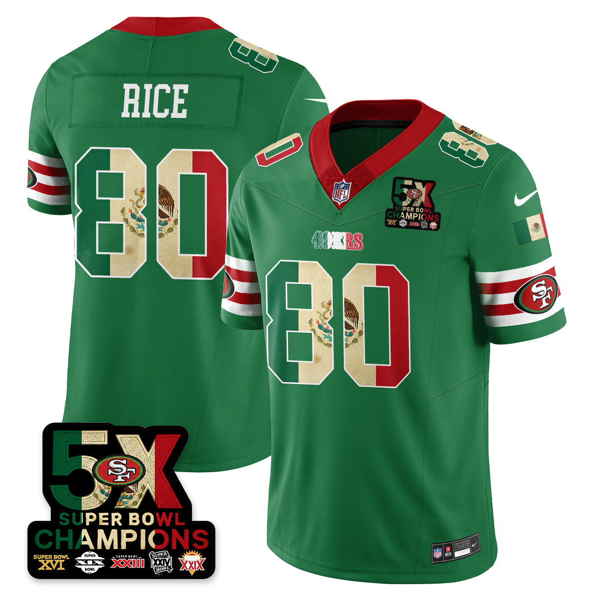SF Mexico Vapor Limited Jersey - Stitched