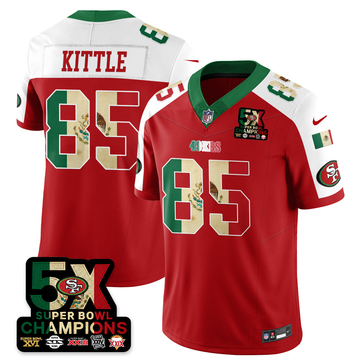 SF Mexico Vapor Limited Jersey - Stitched