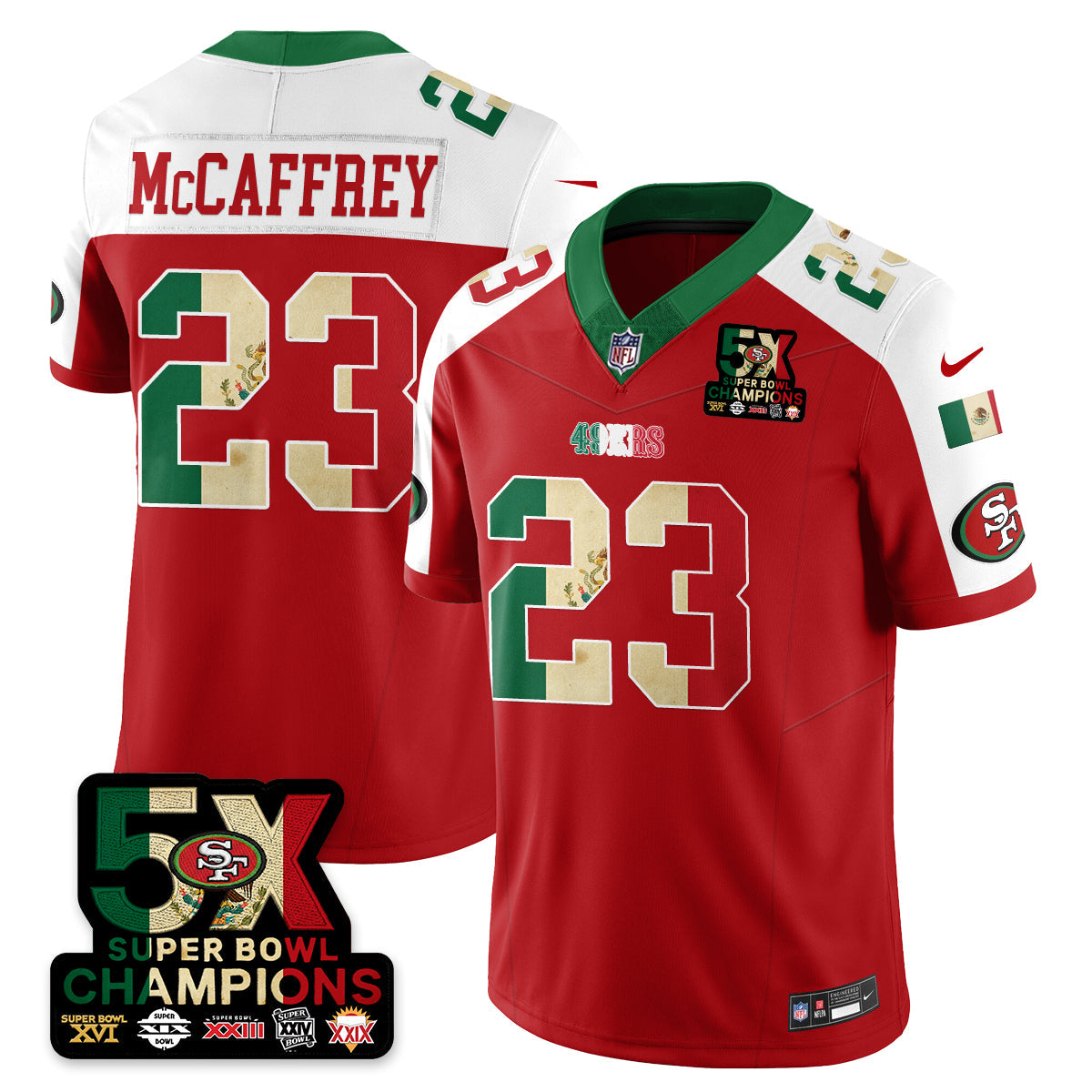 SF Mexico Vapor Limited Jersey - Stitched