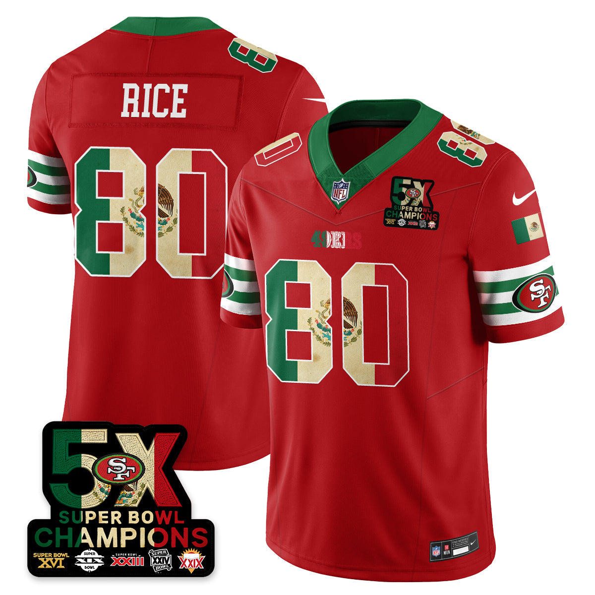 SF Mexico Vapor Limited Jersey - Stitched
