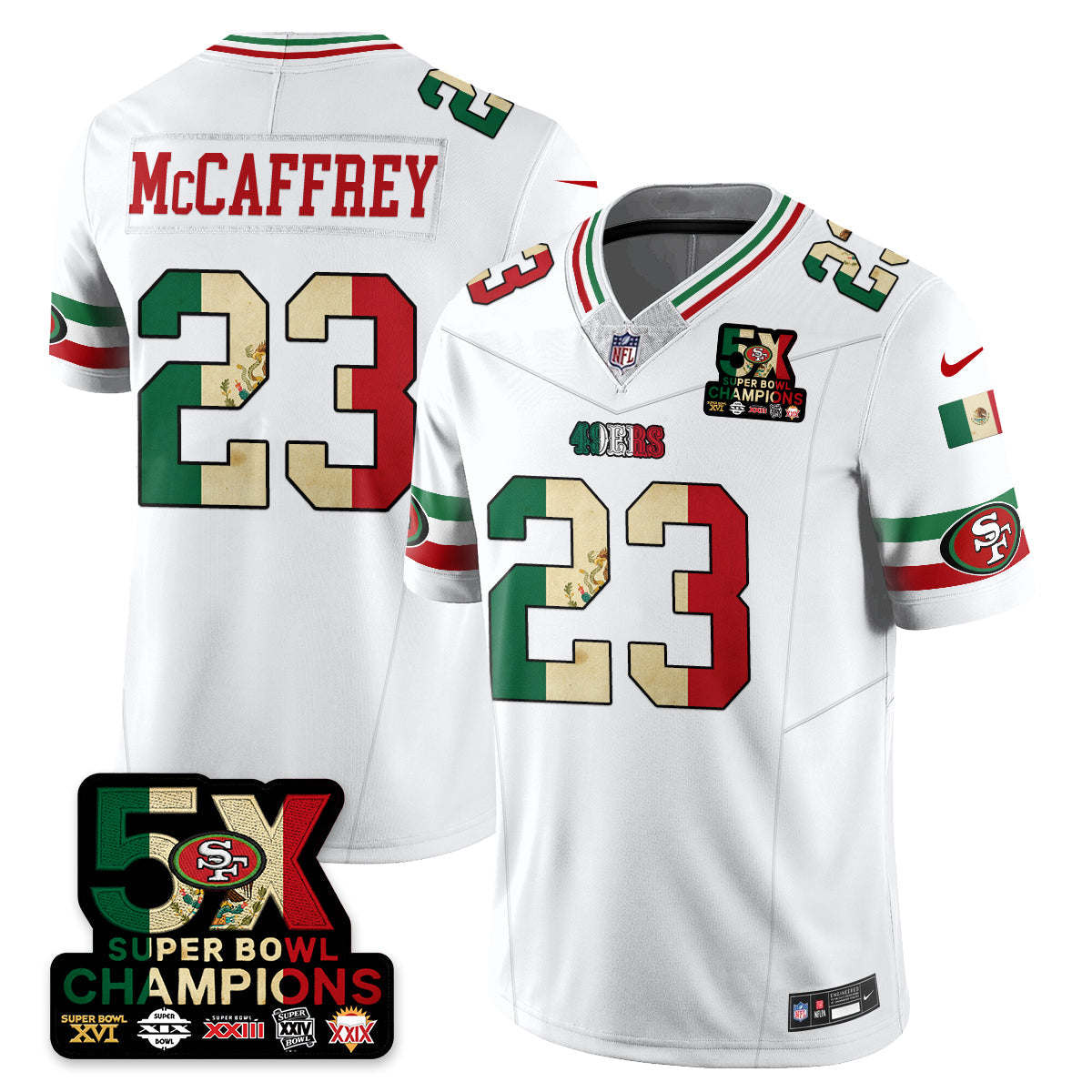 SF Mexico Vapor Limited Jersey - Stitched