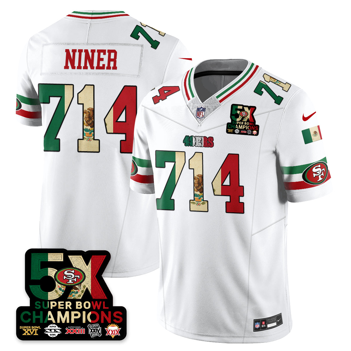 SF Mexico Vapor Limited Jersey - Stitched