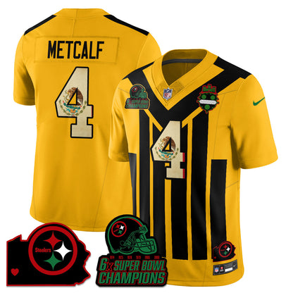 PIT 6-Time Champions Mexico Vapor Limited Jersey - Stitched