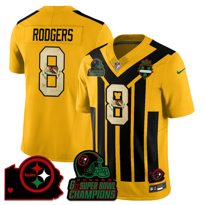 PIT 6-Time Champions Mexico Vapor Limited Jersey - Stitched