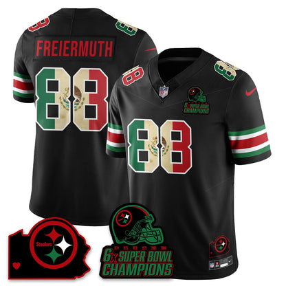 PIT 6-Time Champions Mexico Vapor Limited Jersey - Stitched