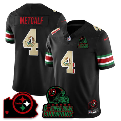 PIT 6-Time Champions Mexico Vapor Limited Jersey - Stitched