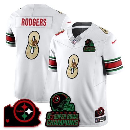 PIT 6-Time Champions Mexico Vapor Limited Jersey - Stitched