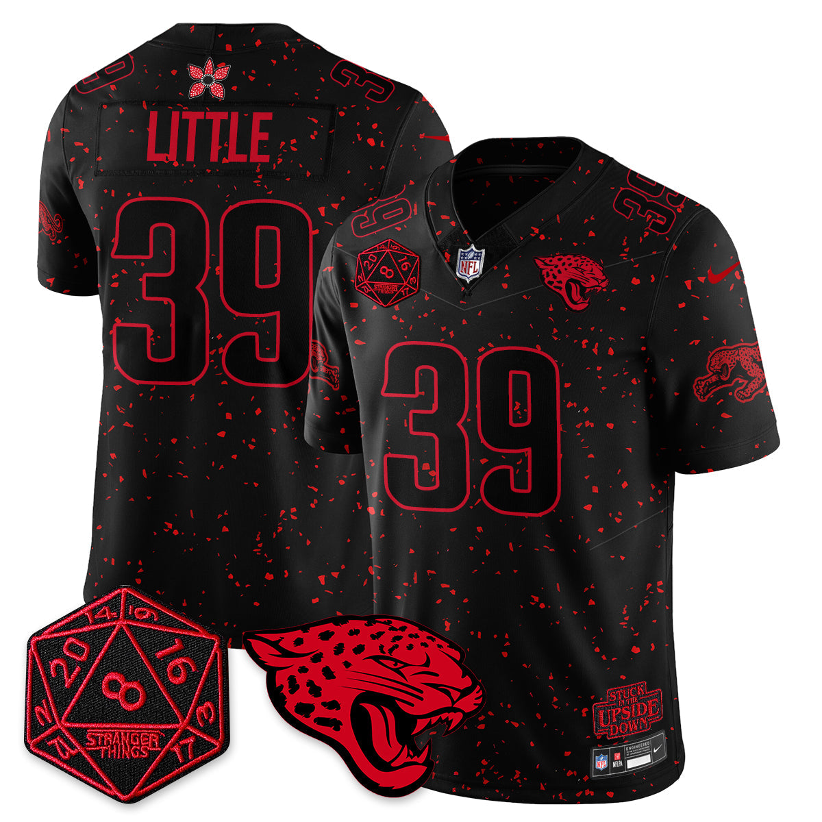 DET 'Stranger Things Edition' Vapor Limited Jersey - Stitched