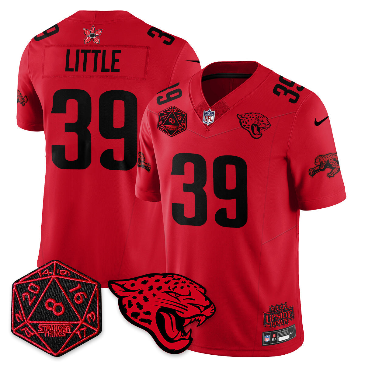 DET 'Stranger Things Edition' Vapor Limited Jersey - Stitched