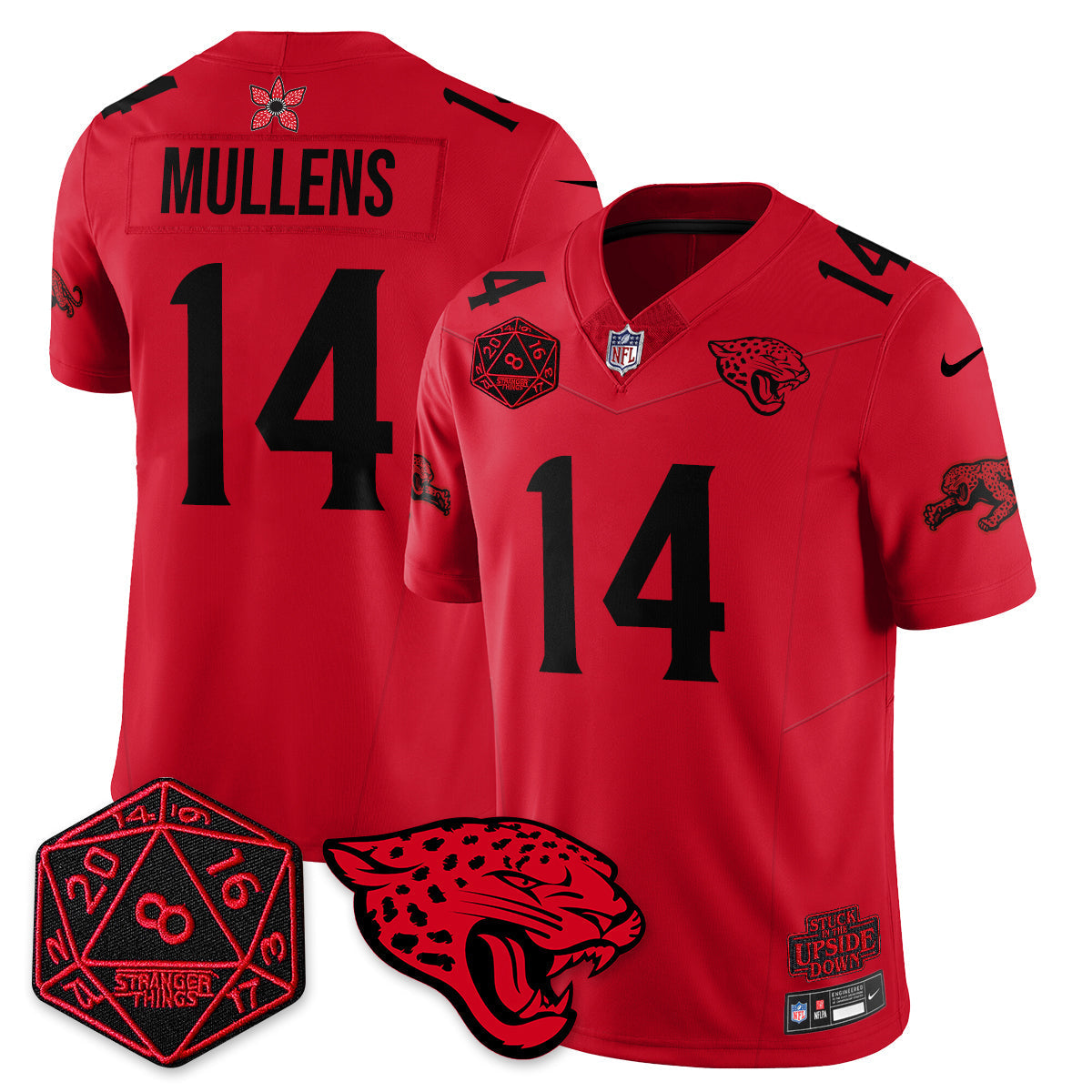 DET 'Stranger Things Edition' Vapor Limited Jersey - Stitched