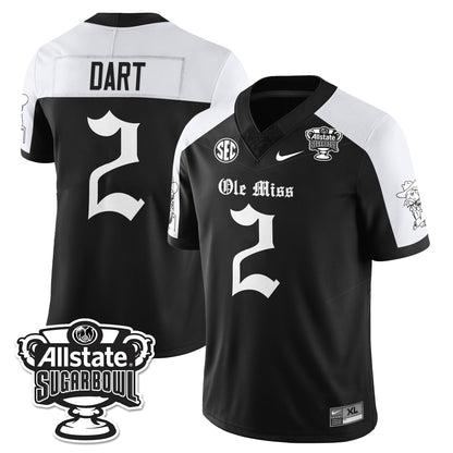 OMR 2025 Sugar Bowl Gothic Vapor Limited Football Jersey - Stitched