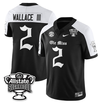 OMR 2025 Sugar Bowl Gothic Vapor Limited Football Jersey - Stitched