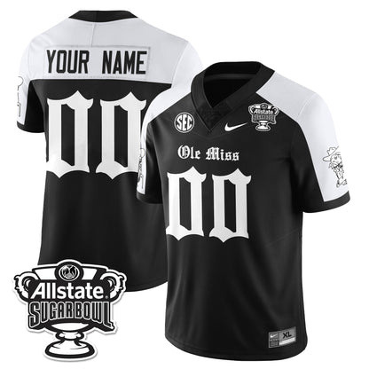 OMR 2025 Sugar Bowl Gothic Vapor Limited Football Jersey - Stitched