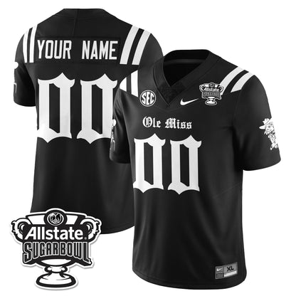 OMR 2025 Sugar Bowl Gothic Vapor Limited Football Jersey - Stitched