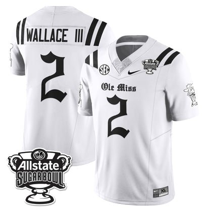 OMR 2025 Sugar Bowl Gothic Vapor Limited Football Jersey - Stitched