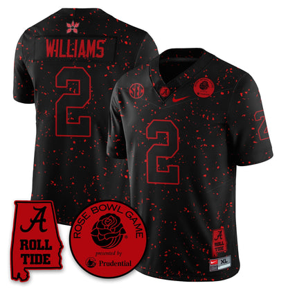 BAMA Stranger Things Rose Bowl Vapor Limited Football Jersey - Stitched