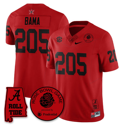BAMA Stranger Things Rose Bowl Vapor Limited Football Jersey - Stitched