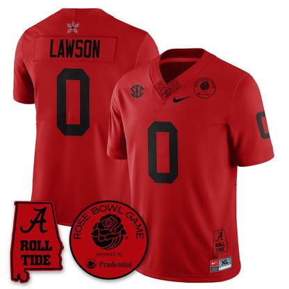 BAMA Stranger Things Rose Bowl Vapor Limited Football Jersey - Stitched