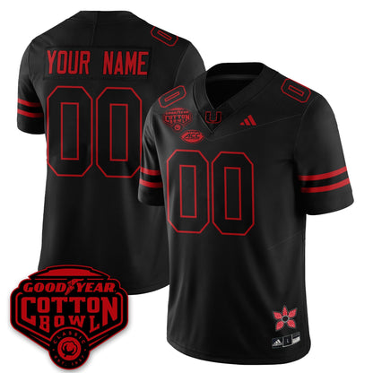 MIA "Stranger Things" Vapor Limited Football Custom Jersey - Stitched