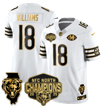 CHI 2025 NFC North Champions Patch Jersey V2 - Stitched