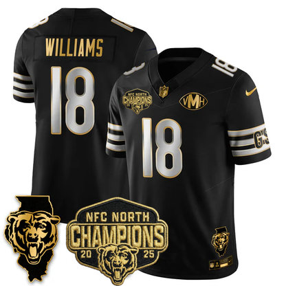 CHI 2025 NFC North Champions Patch Jersey V2 - Stitched