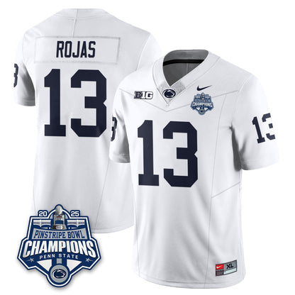 PSU Football 2025 Pinstripe Bowl Champions Jersey - Stitched