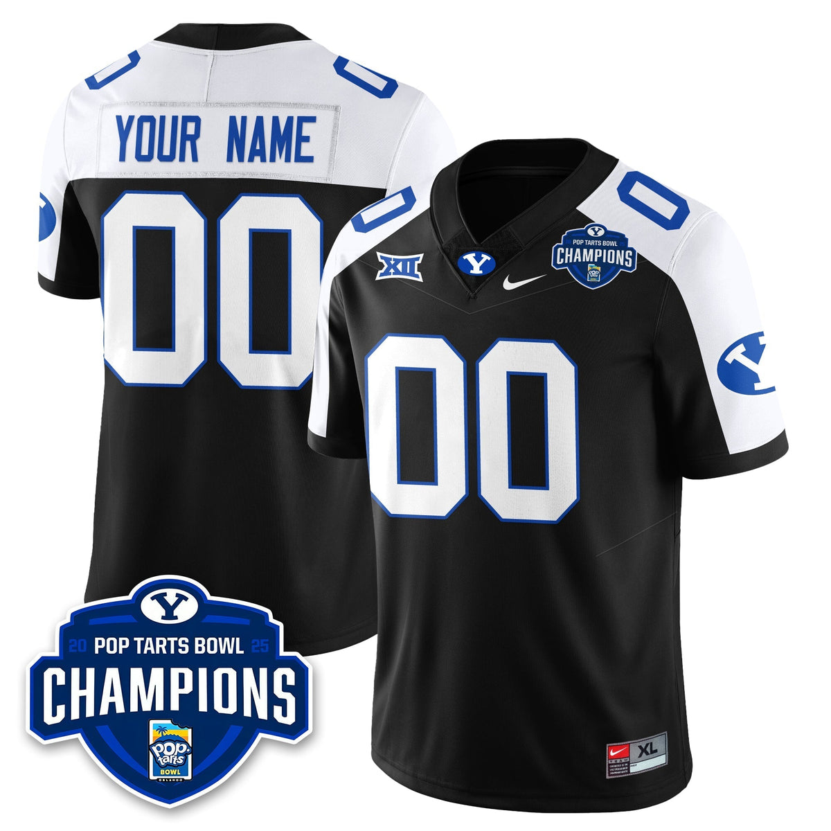 BCS Football 2025 Pop-Tarts Bowl Champions Jersey - Stitched