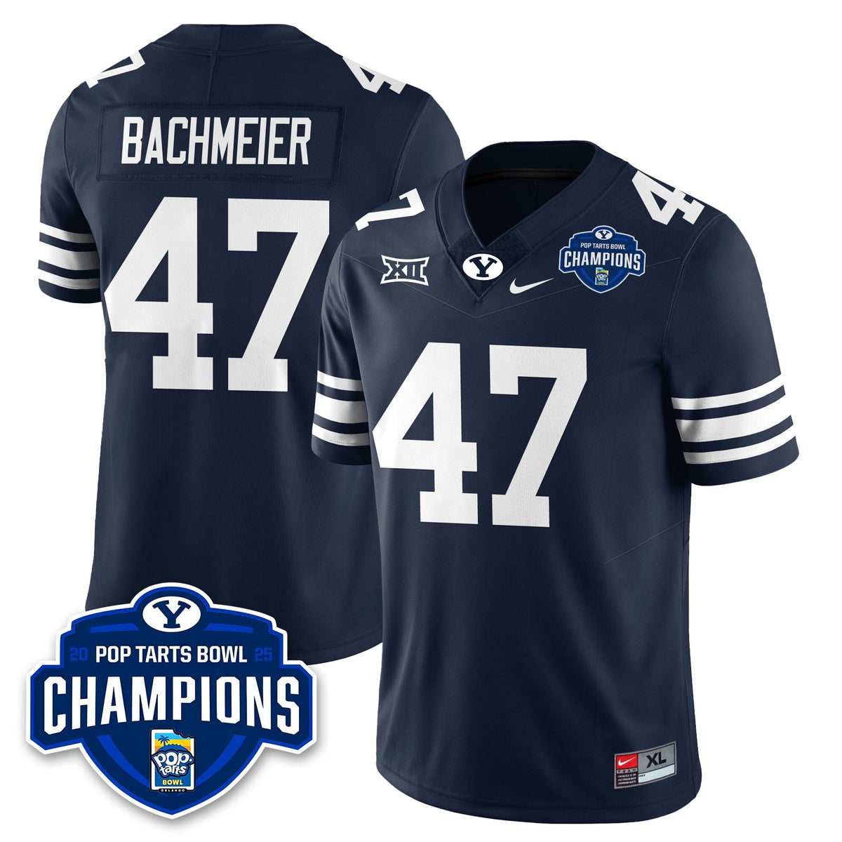 BCS Football 2025 Pop-Tarts Bowl Champions Jersey - Stitched