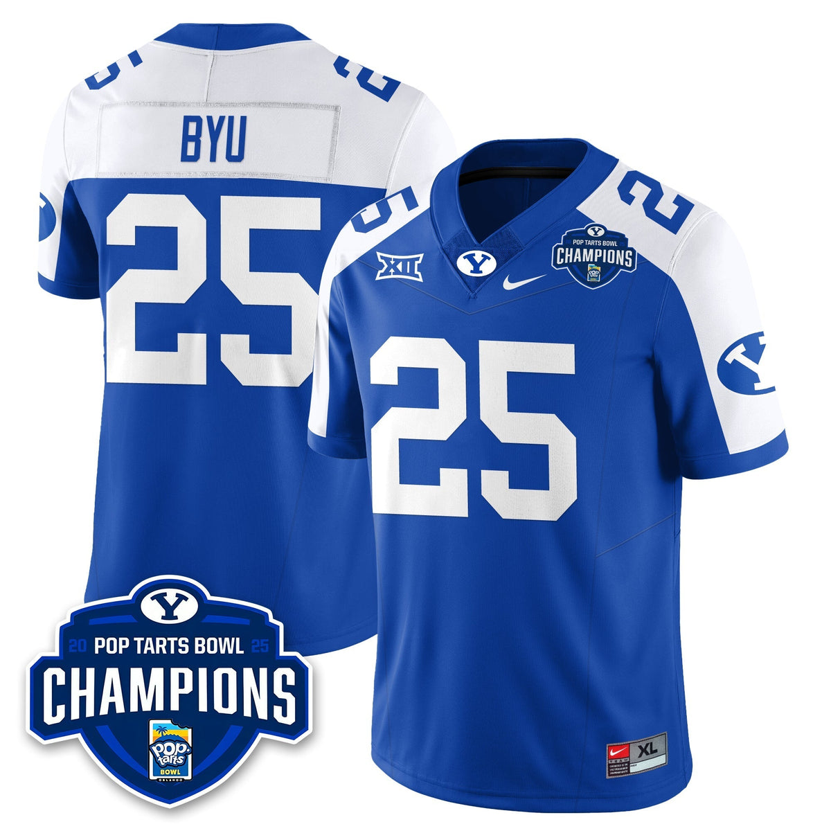 BCS Football 2025 Pop-Tarts Bowl Champions Jersey - Stitched