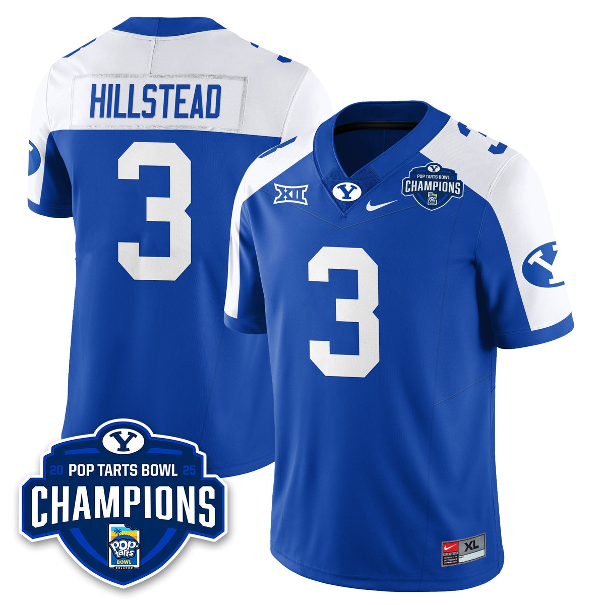 BCS Football 2025 Pop-Tarts Bowl Champions Jersey - Stitched