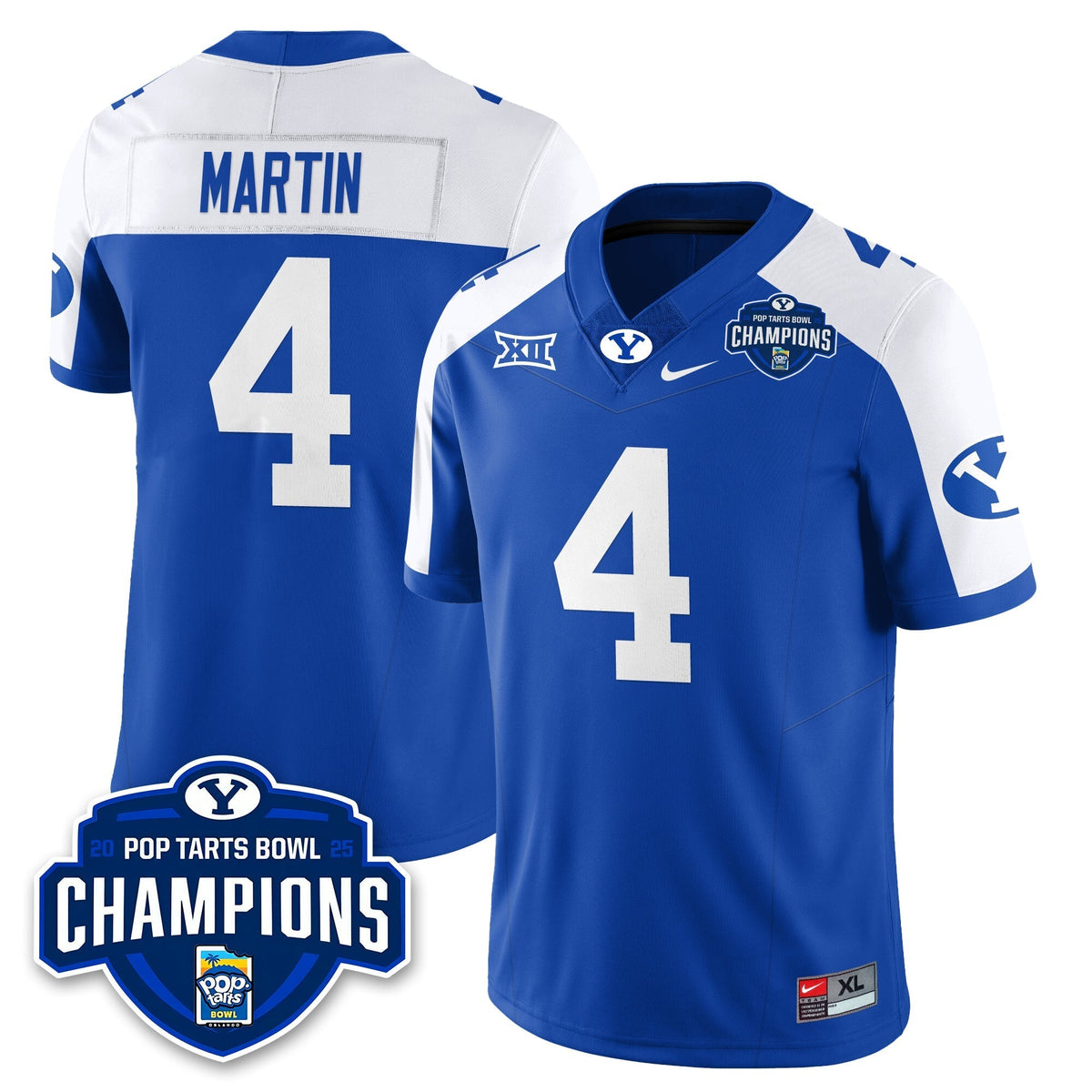 BCS Football 2025 Pop-Tarts Bowl Champions Jersey - Stitched