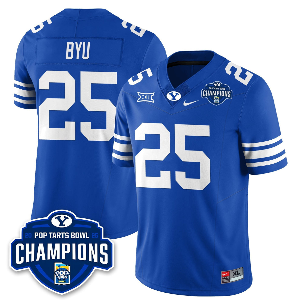 BCS Football 2025 Pop-Tarts Bowl Champions Jersey - Stitched