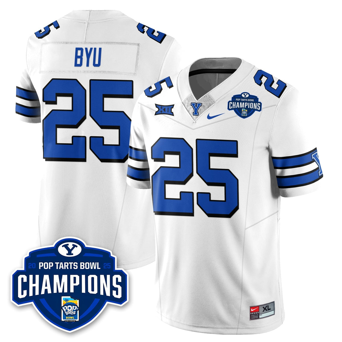 BCS Football 2025 Pop-Tarts Bowl Champions Jersey - Stitched