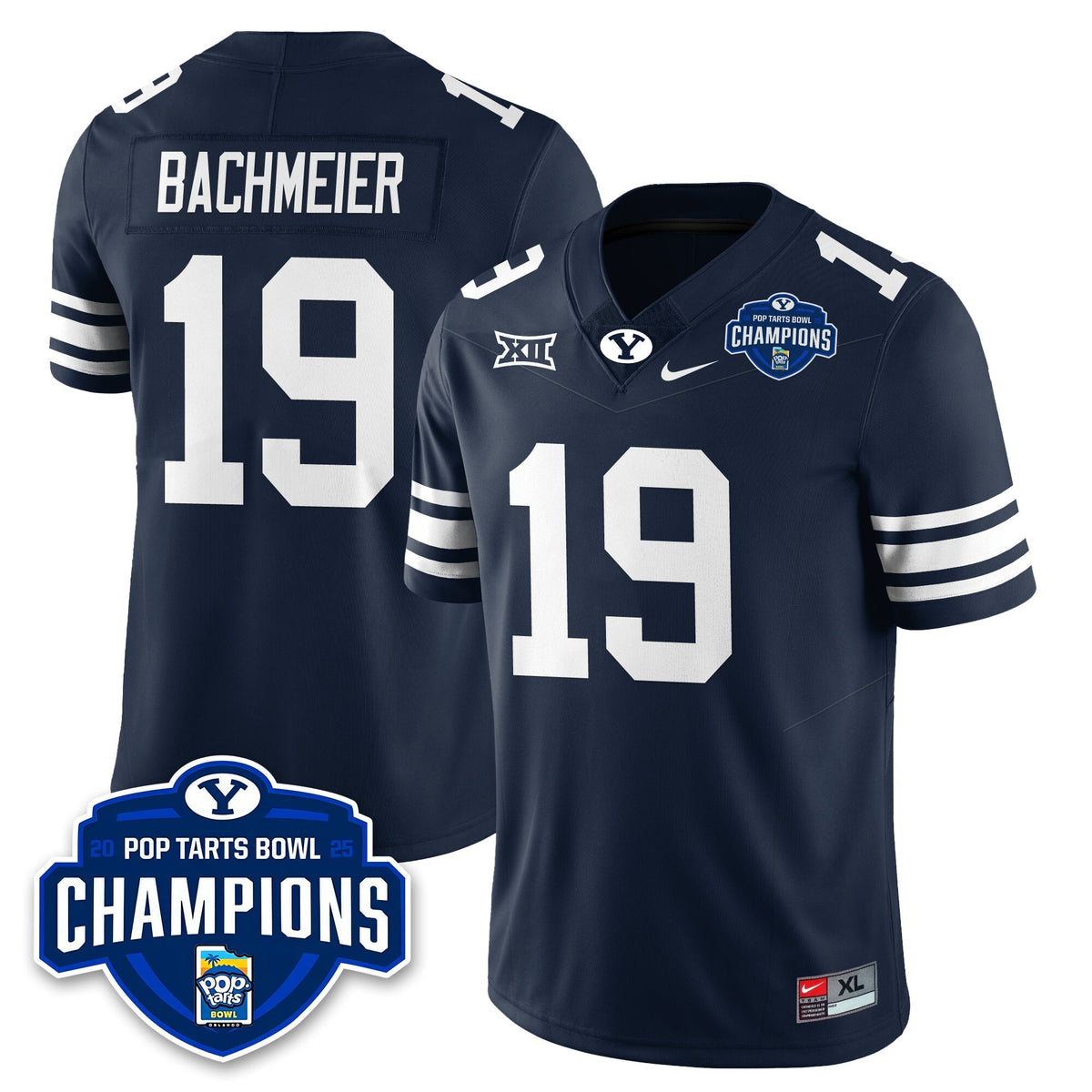 BCS Football 2025 Pop-Tarts Bowl Champions Jersey - Stitched