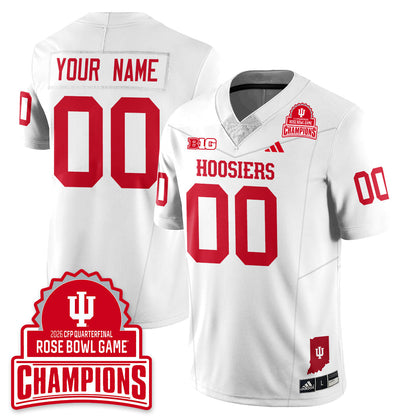 Custom Indiana H Vapor Limited Football Jersey - Rose Bowl Champions - Stitched
