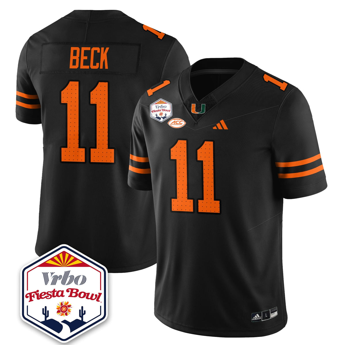 MIA Football Vapor Limited Jersey - Vrbo Fiesta Bowl - Stitched