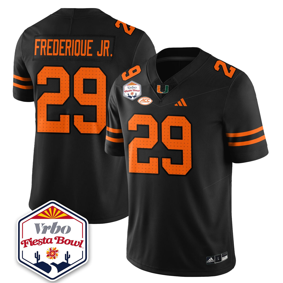 MIA Football Vapor Limited Jersey - Vrbo Fiesta Bowl - Stitched