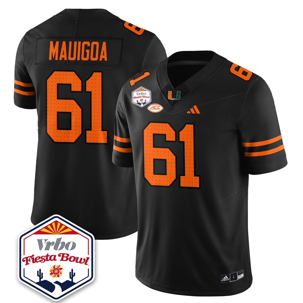 MIA Football Vapor Limited Jersey - Vrbo Fiesta Bowl - Stitched