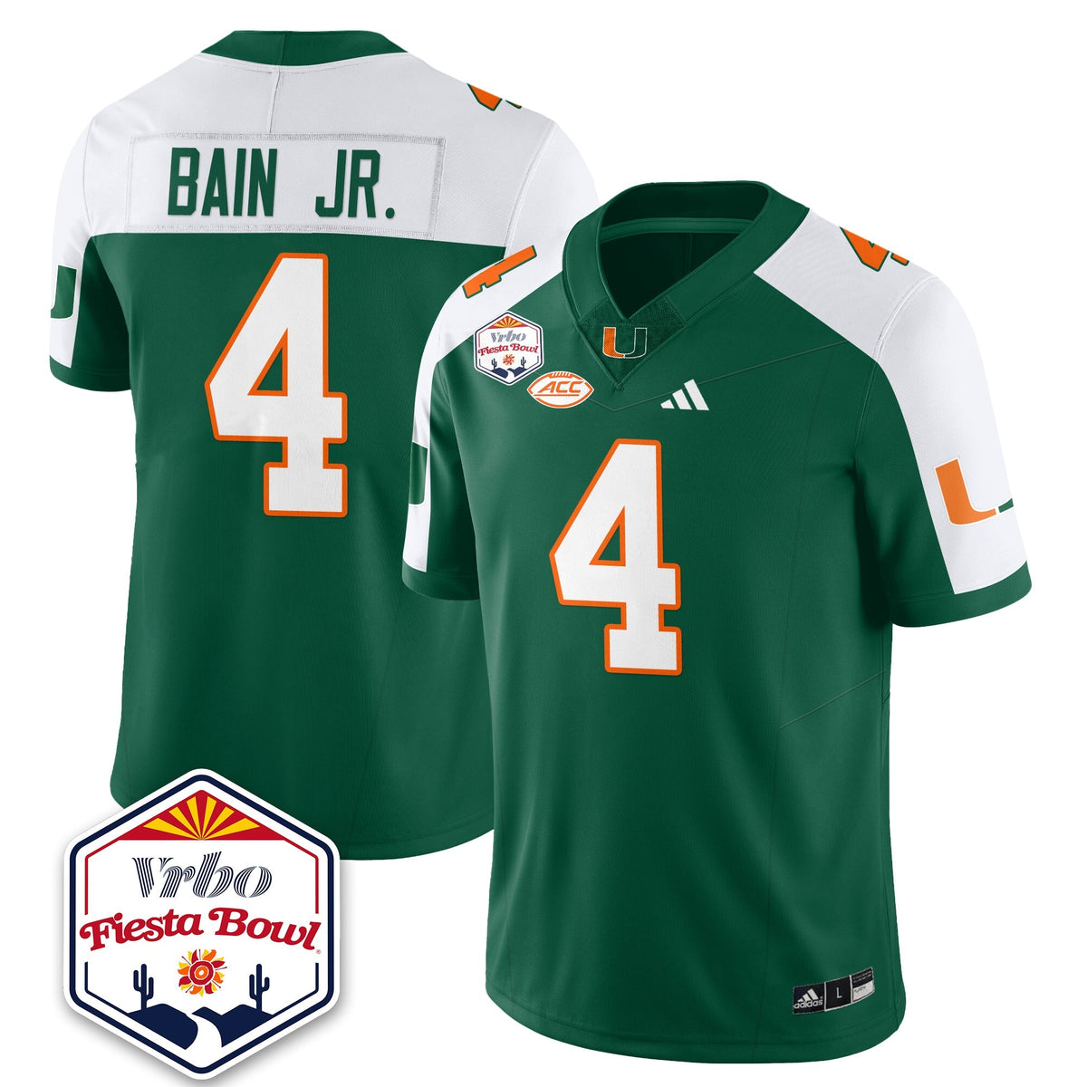 MIA Football Vapor Limited Jersey - Vrbo Fiesta Bowl - Stitched