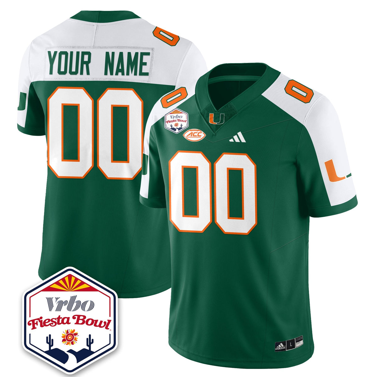 MIA Football Vapor Limited Jersey - Vrbo Fiesta Bowl - Stitched