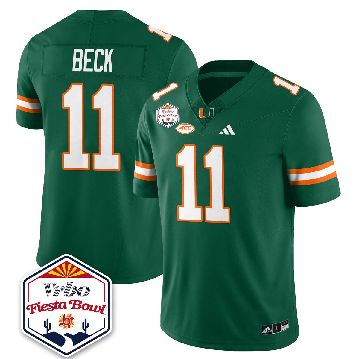 MIA Football Vapor Limited Jersey - Vrbo Fiesta Bowl - Stitched