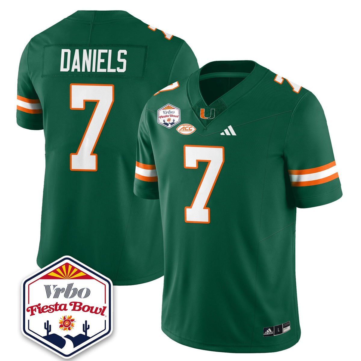 MIA Football Vapor Limited Jersey - Vrbo Fiesta Bowl - Stitched