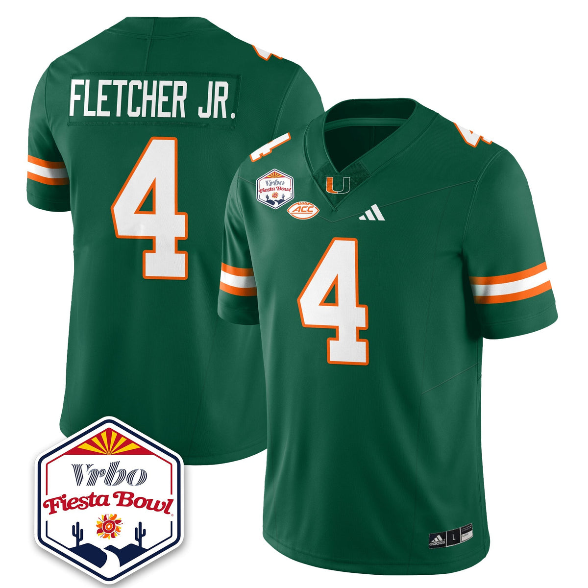 MIA Football Vapor Limited Jersey - Vrbo Fiesta Bowl - Stitched
