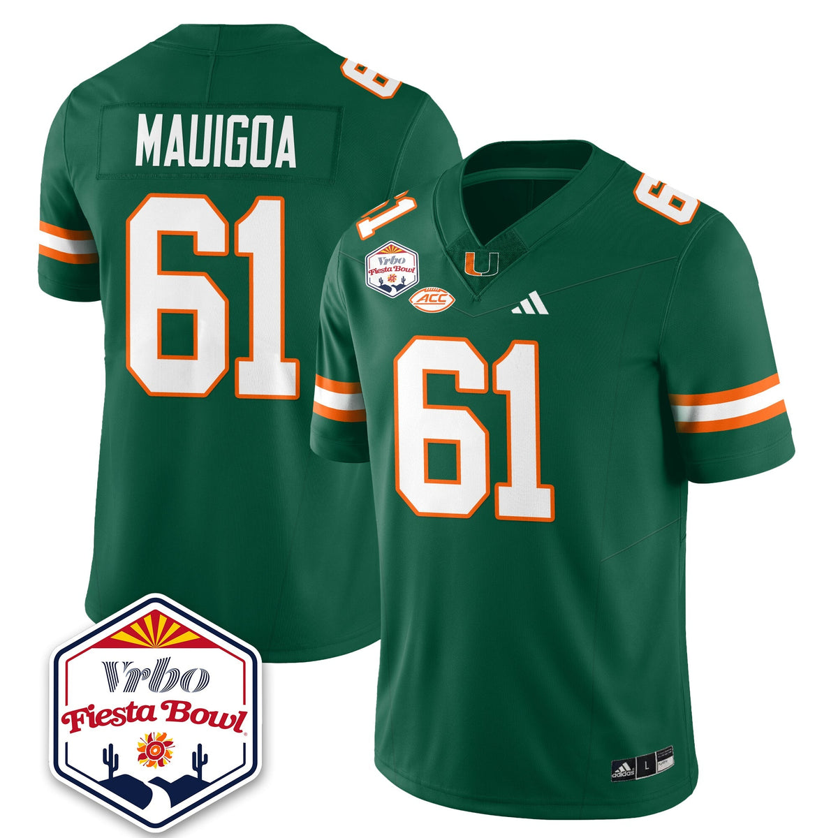 MIA Football Vapor Limited Jersey - Vrbo Fiesta Bowl - Stitched