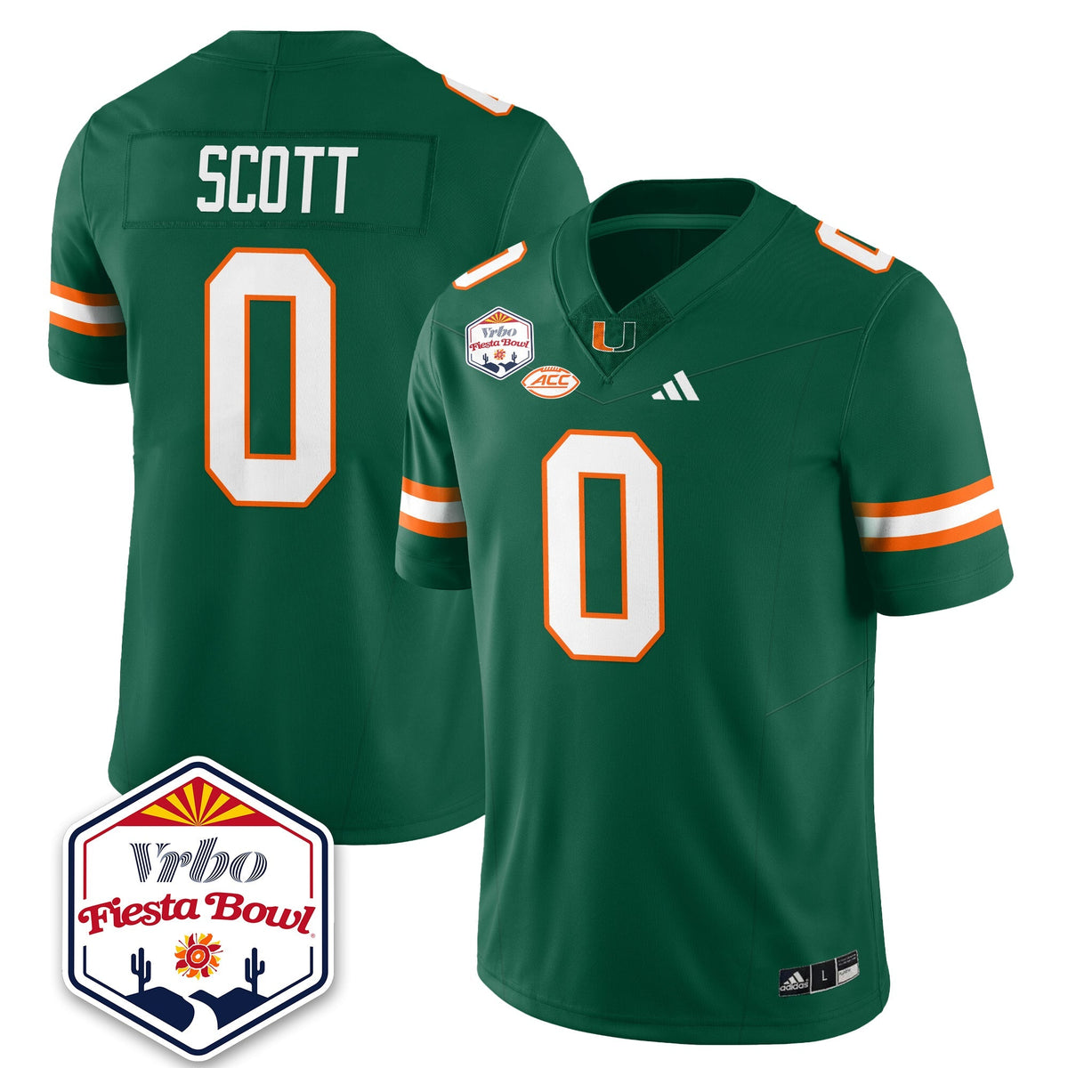 MIA Football Vapor Limited Jersey - Vrbo Fiesta Bowl - Stitched