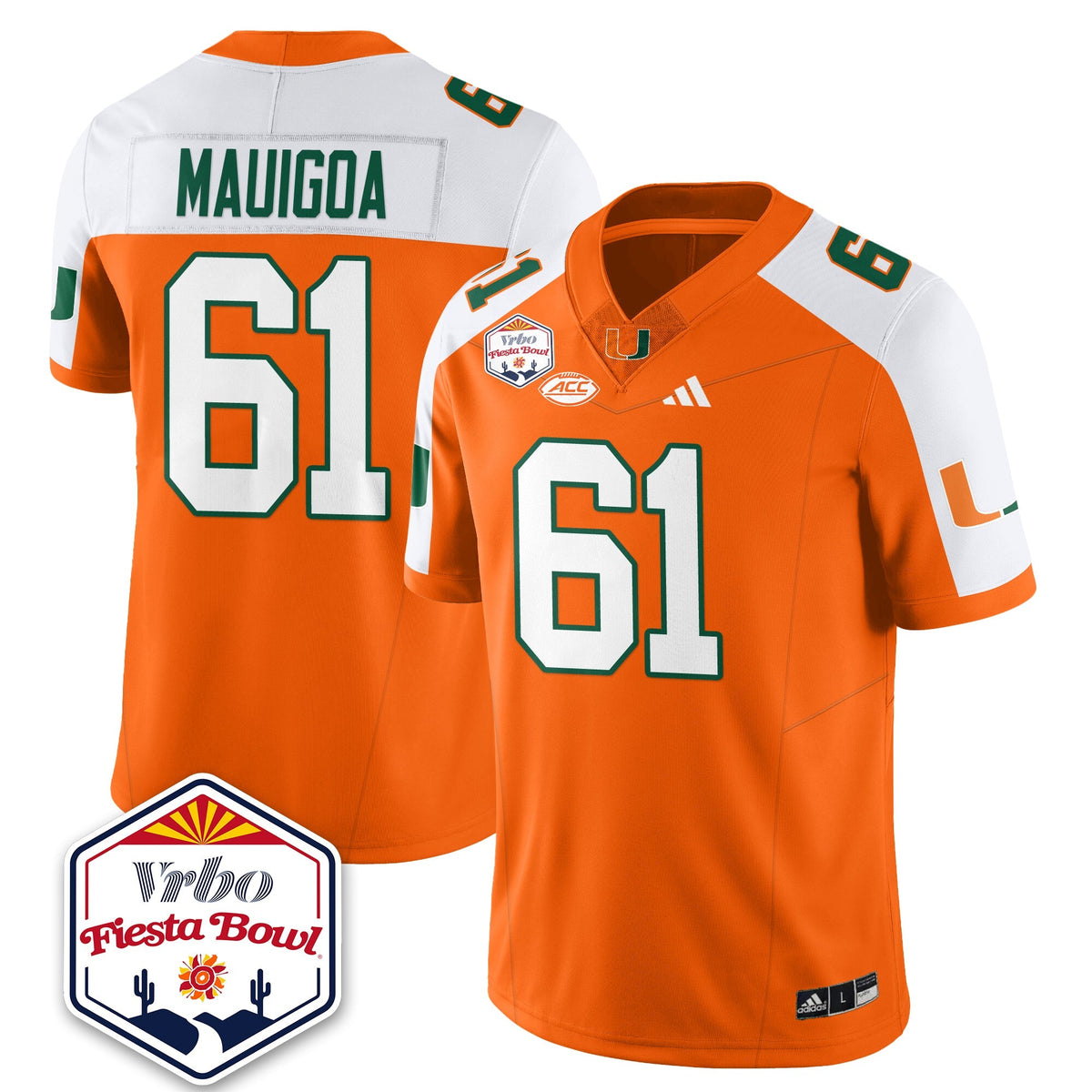 MIA Football Vapor Limited Jersey - Vrbo Fiesta Bowl - Stitched