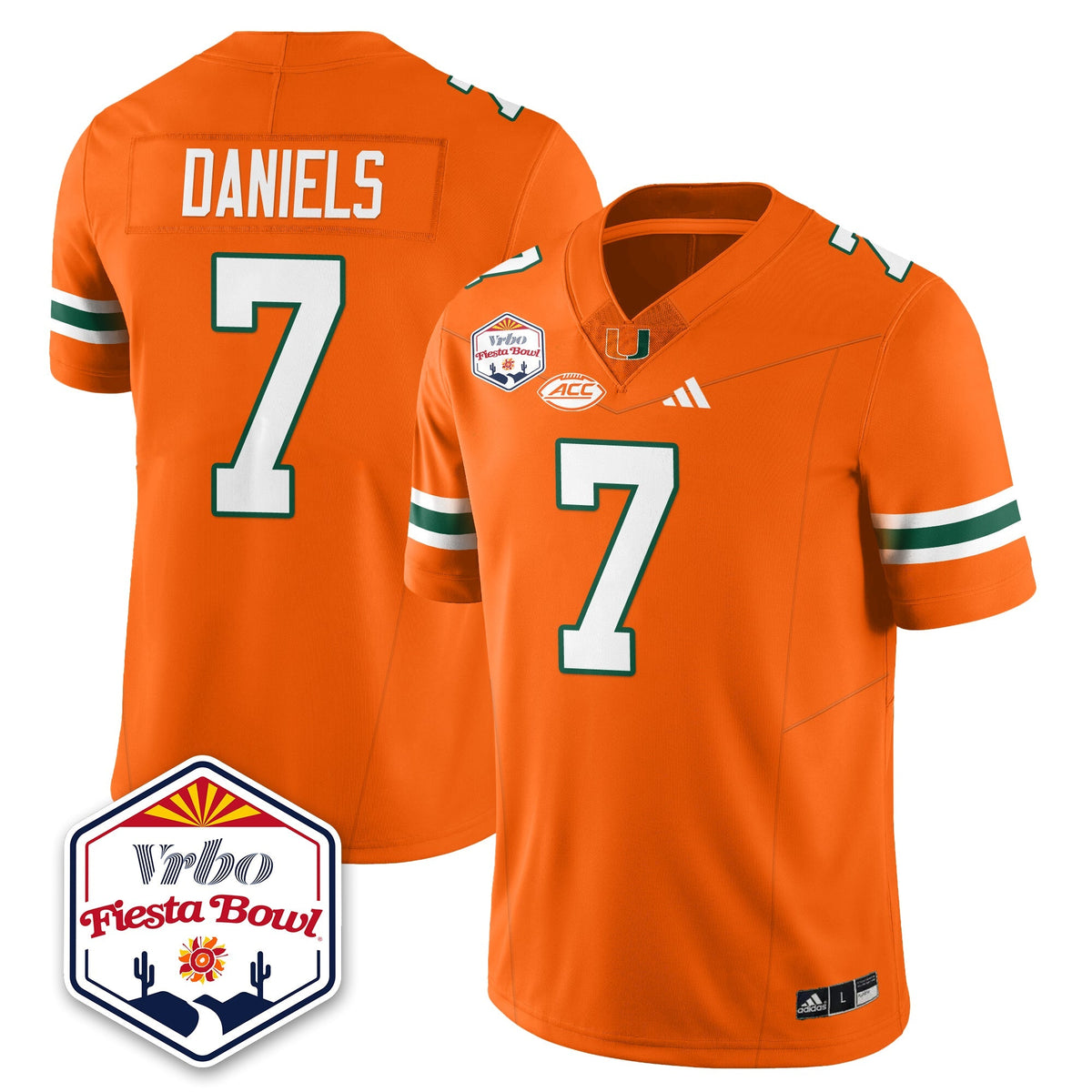 MIA Football Vapor Limited Jersey - Vrbo Fiesta Bowl - Stitched