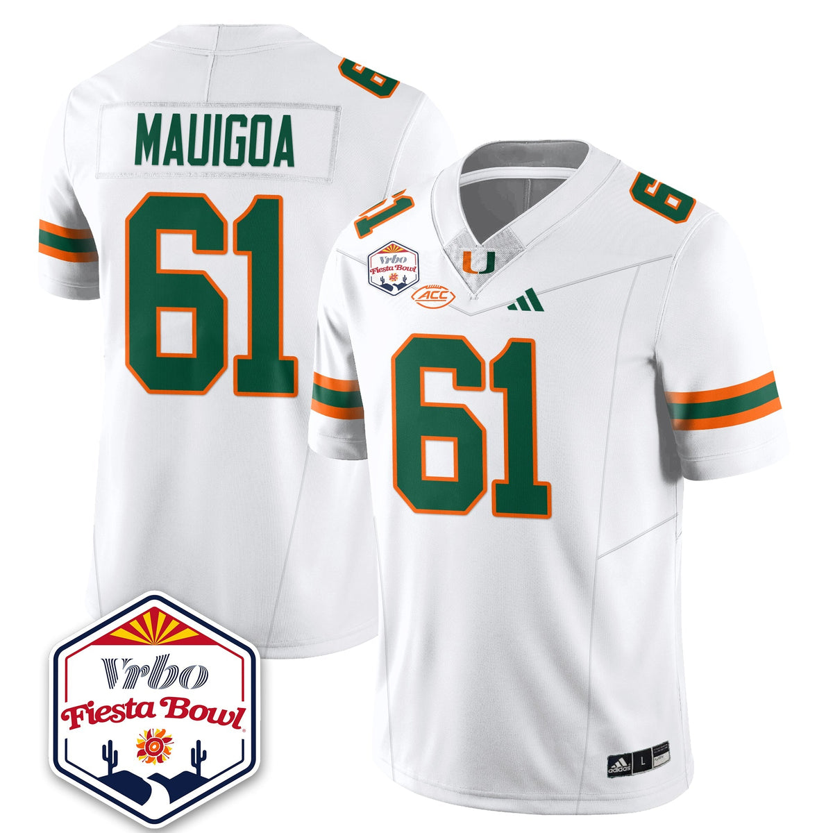 MIA Football Vapor Limited Jersey - Vrbo Fiesta Bowl - Stitched
