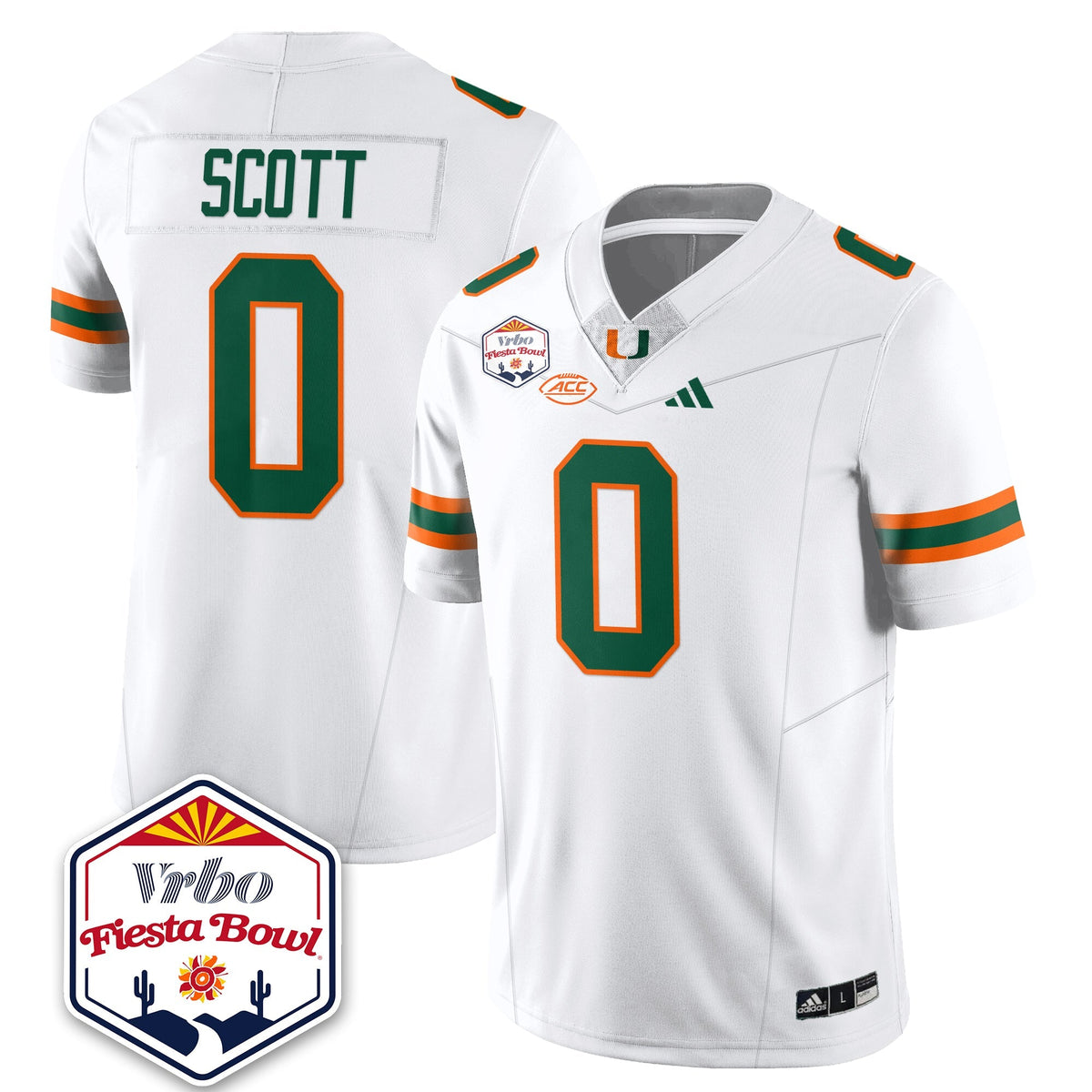 MIA Football Vapor Limited Jersey - Vrbo Fiesta Bowl - Stitched